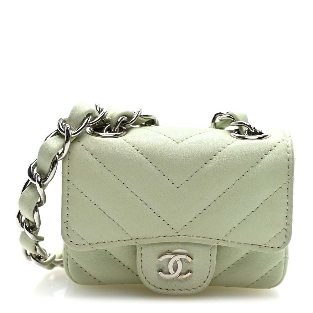 Chanel Sheepskin Chevron Quilted Mini #281181C19B